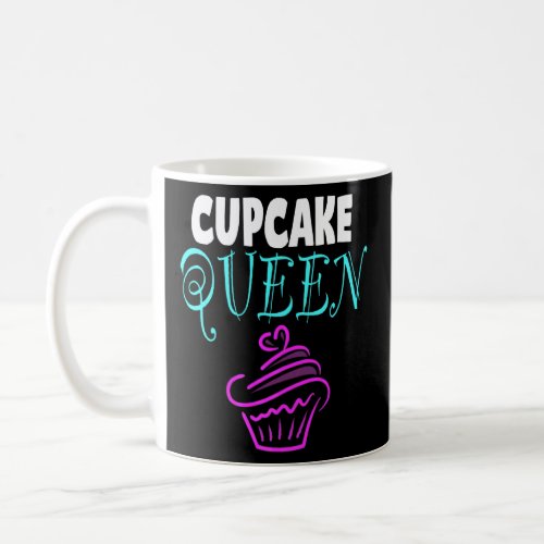 Funny Cupcake Queen Cute Baking Bakers  Coffee Mug