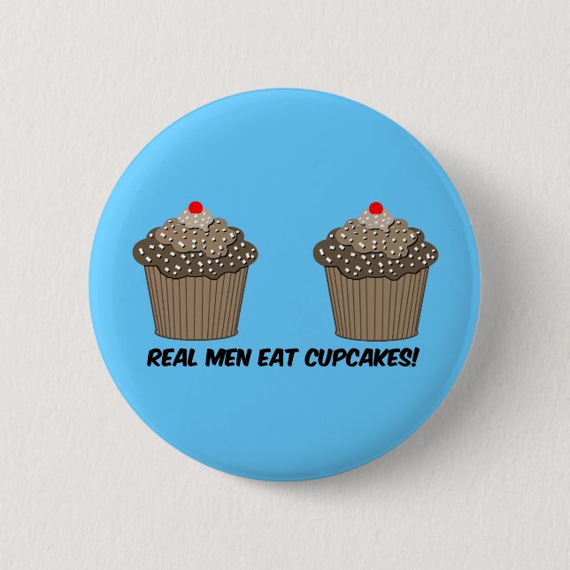 funny cupcakes button (Front)