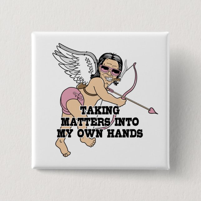 Funny Cupid Buttons (Front)