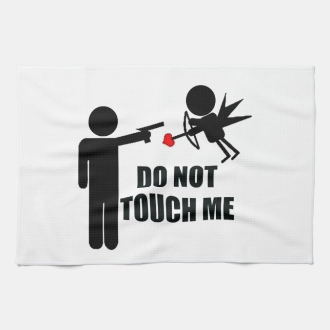 Funny Cupid Kitchen Towel (Horizontal)