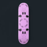 Funny Curiosity Eyes - Smile - Add Your Text/Color Skateboard<br><div class="desc">Funny Curiosity Eyes - Happy Surprise Cartoon Drawing Playful Comic Smile - Choose / Add Your Unique Text / Font / Color - Make Your Unique Gift - Resize and move or remove elements with customization tool ! - Hey You! Smile Please - Drawing and Design by MIGNED. You can...</div>