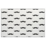 Funny Curled Black Mustache Fabric