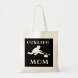 Funny Curling Mom Tote Bag