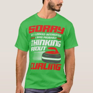 Funny Curling Player Sport Curler Gift  T-Shirt