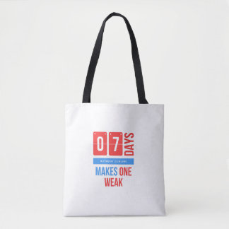 Funny curling quote tote bag