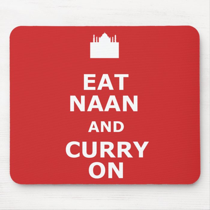 Funny curry mousemat