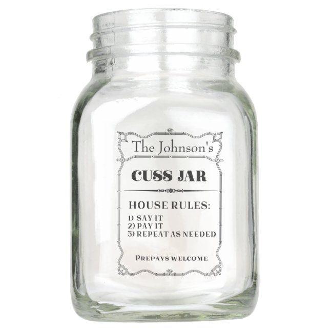 Funny Cuss Jar (Front)