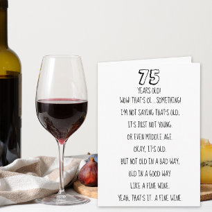 Funny Custom Age Older Adult Birthday Card