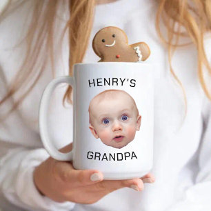 Funny Custom Baby Face  Coffee Mug