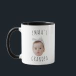 Funny Custom Baby Face Photo  Mug<br><div class="desc">Funny Custom Baby Face Photo Mug, Replace the face of this baby with your favorite photo (make sure to crop as much to the face as possible and use an app to remove the background) and personalize this funny Christmas Holiday mug with your kid, husband, or boyfriend on it! Also...</div>