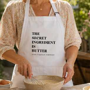 Funny Custom Baking & Cooking Gift for Bakers Adult Apron