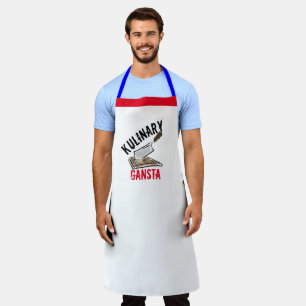 Funny Custom BBQ Gift - Hip Kulinary Gangsta Apron