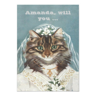 Funny custom be my bridesmaid/maid of honor card