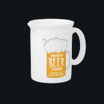 Funny Custom Beer Donations Tip Jar<br><div class="desc">Put this tip pitcher out on your home bar to get help with the costs! Great gift for a beer lover!</div>