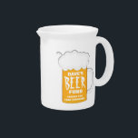 Funny Custom Beer Donations Tip Jar<br><div class="desc">Put this tip pitcher out on your home bar to get help with the costs! Great gift for a beer lover!</div>