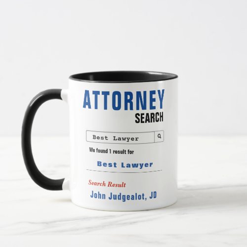Funny Custom Best Attorney Gift Mug