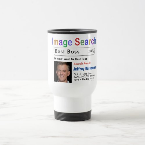 Funny Custom Best Boss Search Gift Mug