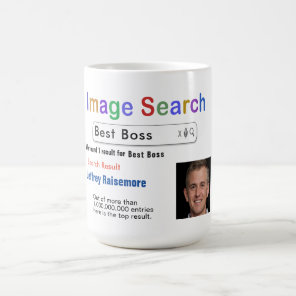 Funny Custom Best Boss Search Gift Mug