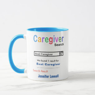 Funny Custom Best Caregiver Mug