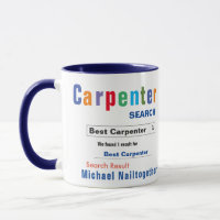 Funny Custom Best Carpenter Mug