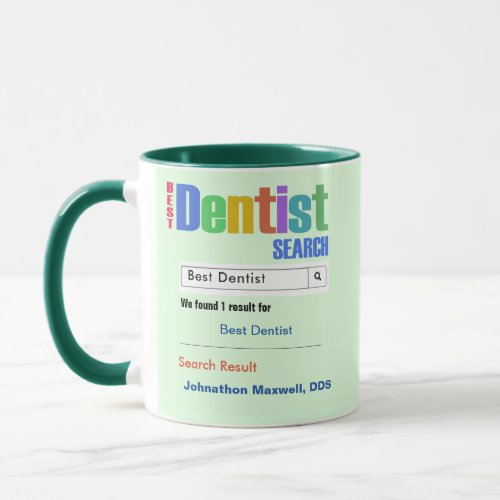 Funny Custom Best Dentist Gift Mug