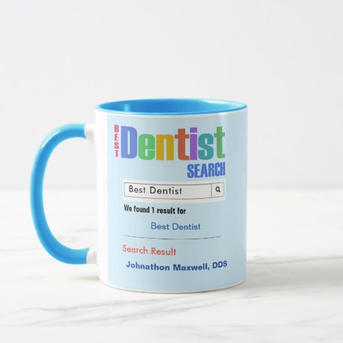 Funny Custom Best Dentist Gift Mug