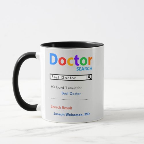 Funny Custom Best Doctor Gift Mug