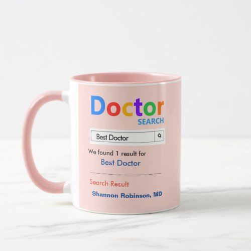 Funny Custom Best Doctor Gift Mug