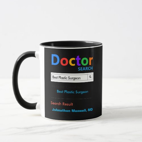 Funny Custom Best Doctor Plastic Surgeon Mug