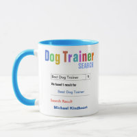 Funny Custom Best Dog Trainer Gift Mug