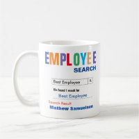 Funny Custom Best Employee Gift Coffee Mug