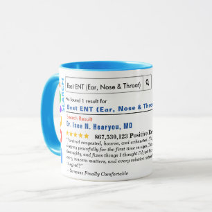 Funny Custom Best ENT (Ear, Nose & Throat) Mug