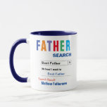 Funny Custom Best Father Gift Mug at Zazzle