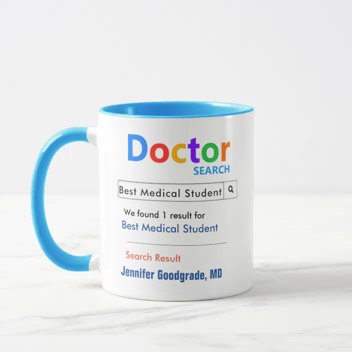Funny... Custom Coffee Cup Personalized Perscription Mug Future Doctor Mug 