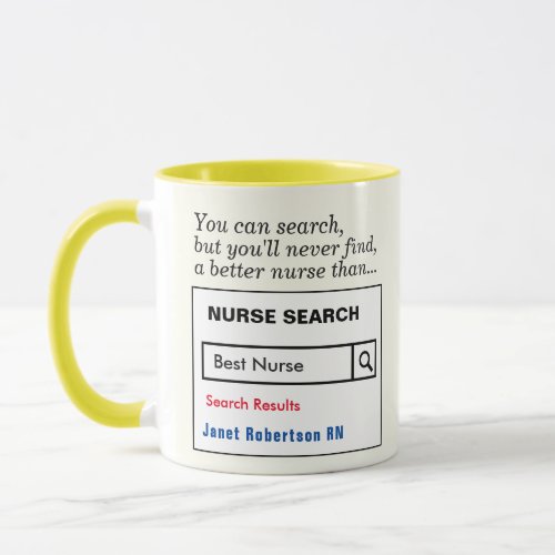 Funny Custom Best Nurse Gift Mug