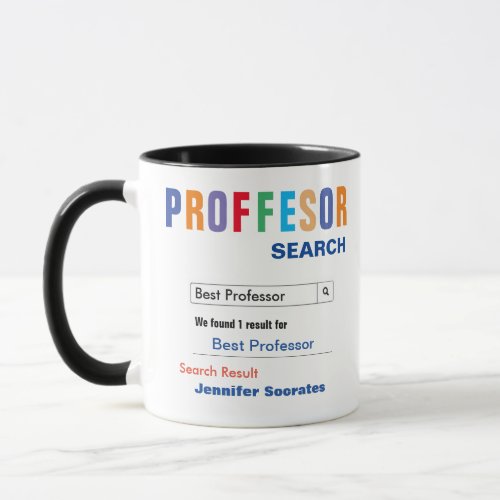 Funny Custom Best Professor Gift Mug