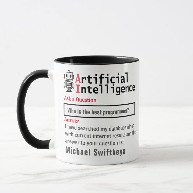 Funny Custom Best Programmer Mug (Left)