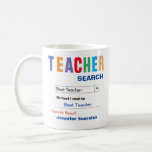 Funny Custom Best Teacher Gift Coffee Mug at Zazzle