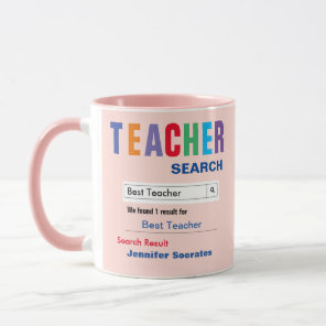 Funny Custom Best Teacher Gift Mug