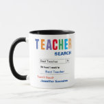 Funny Custom Best Teacher Gift Mug
