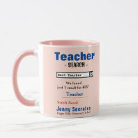 Funny Custom Best Teacher Mug