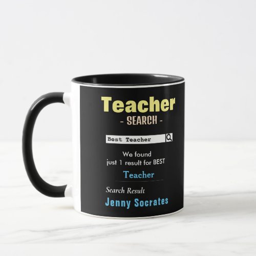 Funny Custom Best Teacher Mug