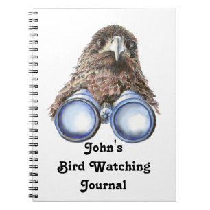 Funny Custom Bird Watching Journal for Birders