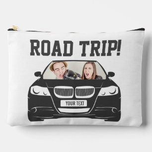 Funny Custom Car Photo Road Trip Accessory Pouch