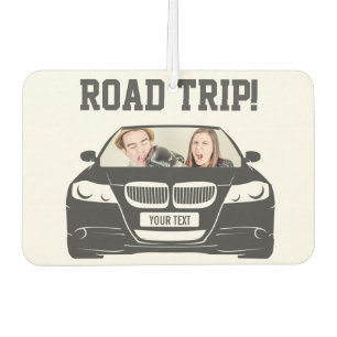 Funny Custom Car Photo Road Trip Air Freshener