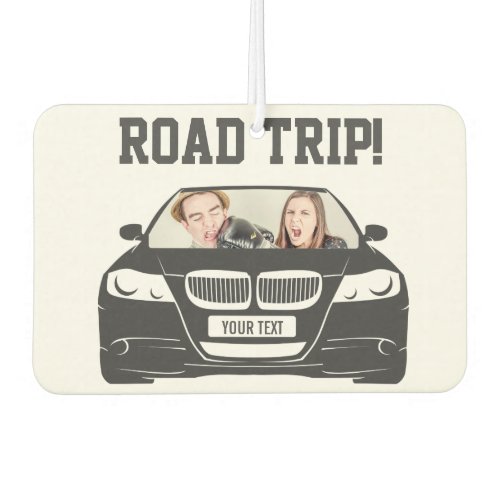 Funny Custom Car Photo Road Trip Air Freshener