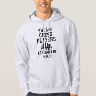 Funny Custom Chess Player Birth Year Birthday Hoodie