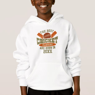 Funny Custom Cricket Birthday Birth Day Name Hoodie