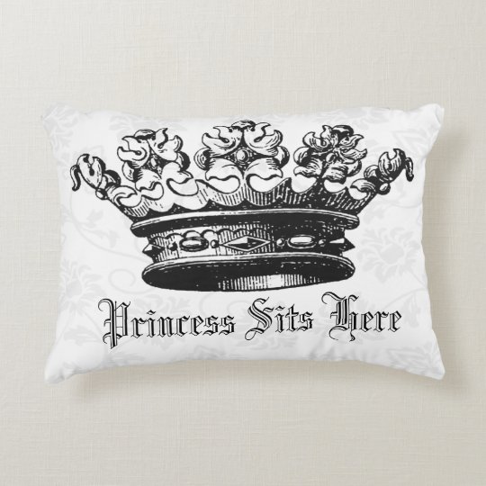 Funny Custom Cushion Princess King Queen Decorative Pillow