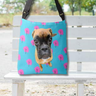 Funny Custom Dog Pet Gift for Dog Mom Fans Crossbody Bag